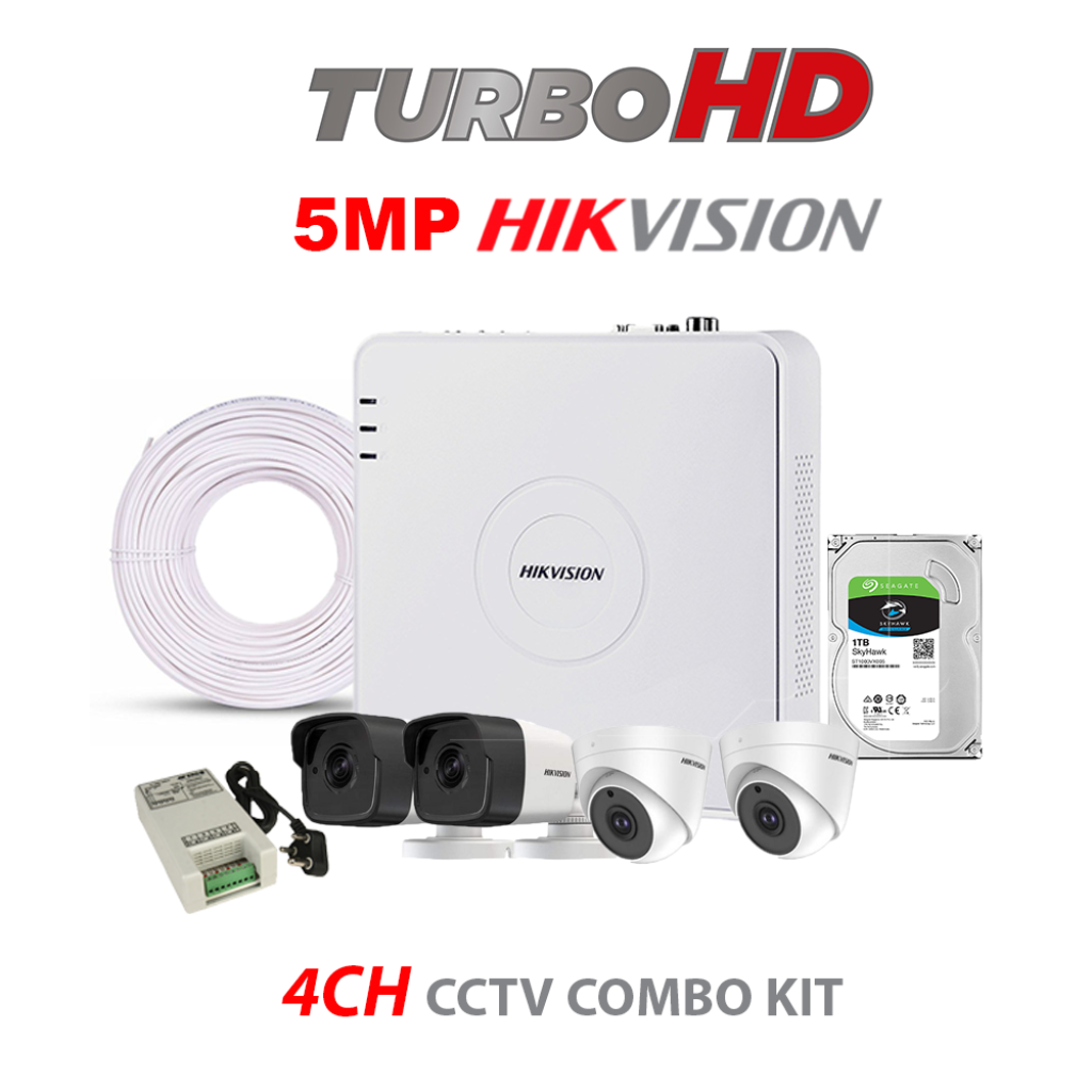 4ch kit HIK 5mp